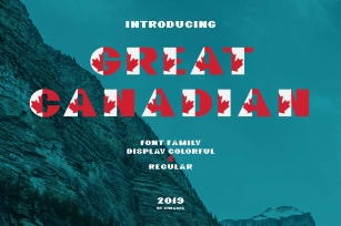 GreatCanadian-font family Font Download