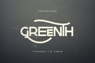 Greenth Display | Latin & Cyrillic Font Download