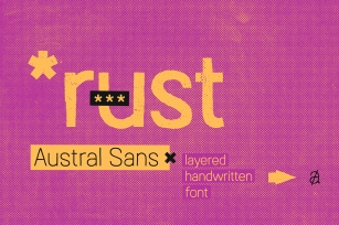 Austral Sans Rust Font Download
