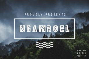 Ngamboel Typeface Font Download