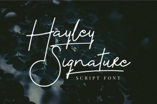 Hayley Signature Font Download