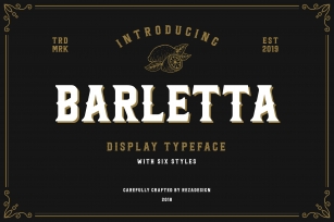 Barletta - Vintage Serif Font Font Download