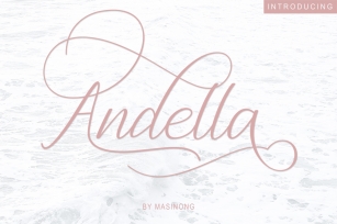 Andella Script Font Download