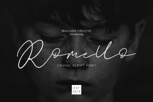 Romello Brush Signature Font Font Download