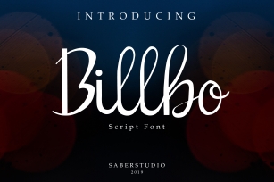 Billbo Script Font Font Download