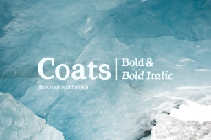 Coats Bold & Coats Bold Italic Font Download