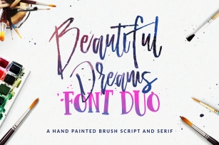 Beautiful Dreams - Font Duo Font Download