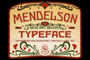 Mendelson Typeface Font Download