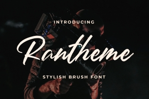 Rantheme - Stylish Brush Font Font Download