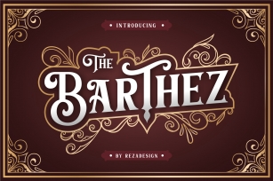 Barthez - Victorian Serif Font Font Download