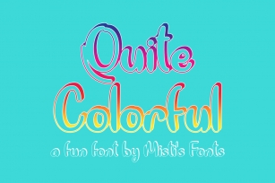 Quite Colorful Font Download