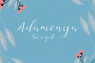Adamenya Script Font Download