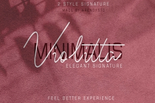 Violitta Signature typeface Font Download
