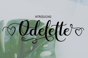 Odelette Font Download