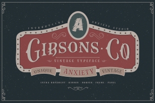Gibsons Co Extra Ornament Font Download