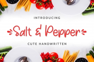Salt & Pepper Font Download