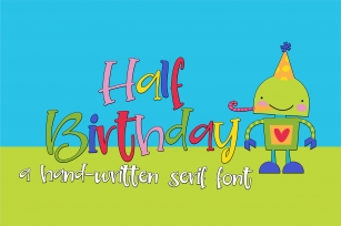 ZP Half Birthday Font Download