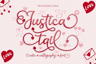Justica Tail Font Download