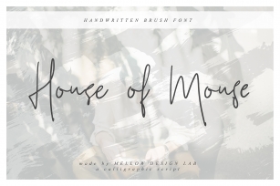 House of Mouse script Font Download