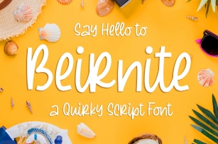 Beirnite - a Quirky Script Font Font Download