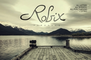 Robix Typeface  Extras Font Download