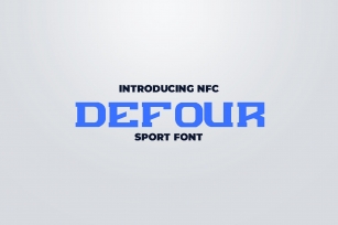 DEFOUR Sport Display Font Font Download