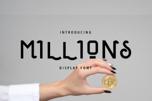 Millions Display Font Font Download