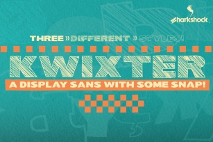 Kwixter Font Download
