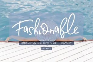 Fashionable Duo Font. Vers.#2 Font Download