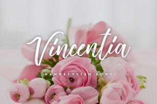 Vincentia Handstylish Font Font Download