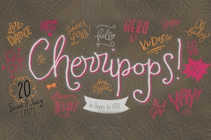 Cherripops Family - 20 pack Font Download