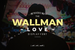 Wallman Love Display Font Font Download