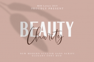 Beauty Charity  Elegant Paired Duo Font Download