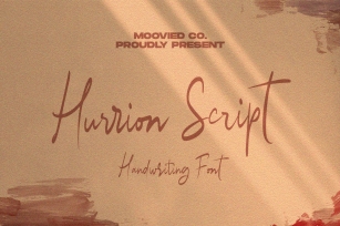 Hurrion Script Font Download