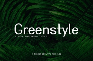 Greenstyle Casual Handcrafted Font Font Download