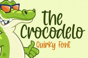 Crocodelo - a Quirky Font Font Download