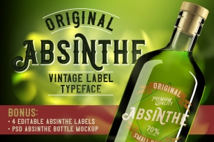 Original Absinthe Layered Font Font Download