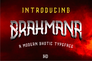 Brahmana - Modern Gothic Serif Sports Typeface Font Download