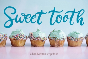 Sweet Tooth. A handwritten script font Font Download