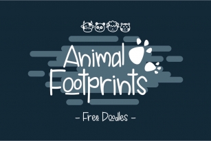 Animal Footprints Font Download