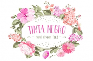 Tinta Negro Font Font Download