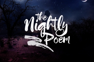 Nightly Poem Font Download