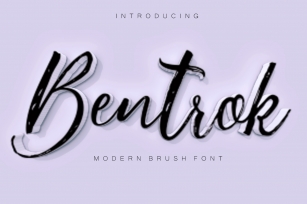 Bentrok Font Download