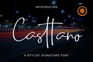 Casttano - Signature Font Font Download