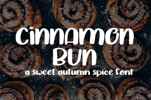 Cinnamon Bun - A sweet, handwritten font Font Download