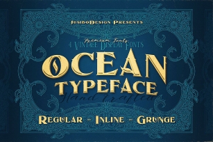 Ocean - Display Font Font Download