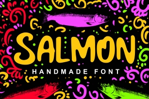 Salmon Fancy Font Font Download