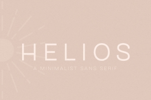 Helios  A Minimalist Sans Serif Font Download