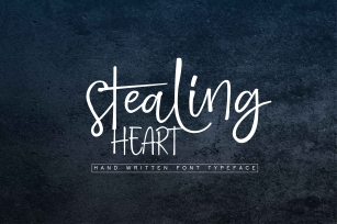 STEALING HEART Font Download
