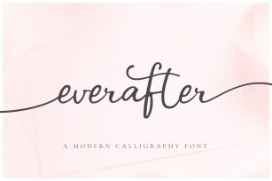 Ever After | A Modern Calligraphy Font Font Download